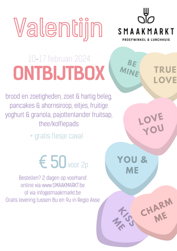 Valentijns Ontbijtbox Actie